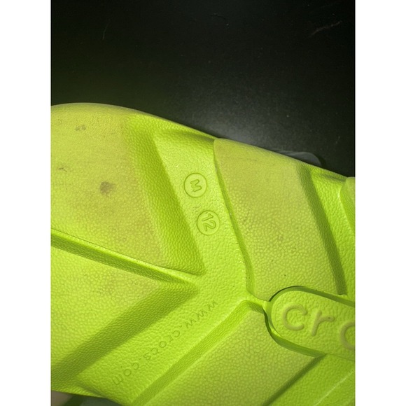 Crocs All Terrain‎ Size 12 Men Gray And Green EUC - Picture 7 of 7